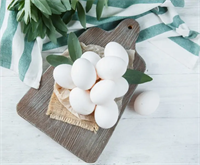 Яйцо домашнее куриное белое 10 шт. от Ольги Друганиной